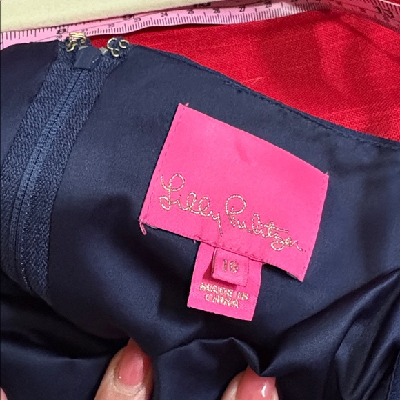 LILLY PULITZER SAHAR NAVY ROMPER DRESS - Picture 8 of 8